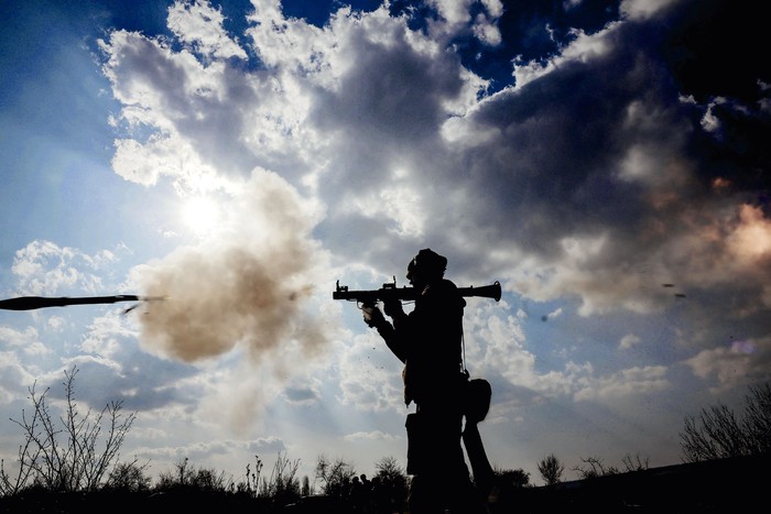 Ejercicios militares en un lugar no revelado de Ucrania (archivo). · Foto: Oleg Petrasiuk / Fuerzas Armadas de Ucrania / AFP