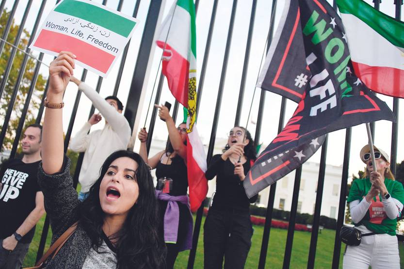 le monde 09 - La juventud iraní reivindica un cambio