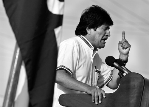 Evo Morales, el 26 de julio, en la ciudad de Santiago de Cuba. / Foto:Alejandro Ernesto, Efe