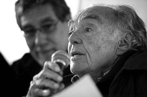 Pablo Carlevaro, el sábado, durante el Encuentro Popular de Educación. /foto: pedro rincón