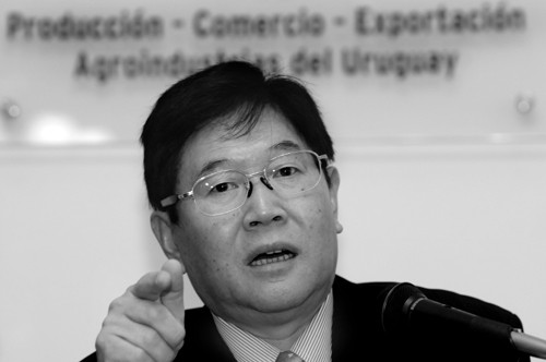 Qu Shengwu, embajador de la República Popular China en Uruguay. / Foto: Nicolás Celaya