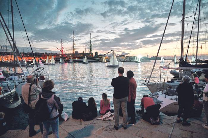 Puerto de Trieste, el 8 de octubre de 2022. · Foto: Andreas Solaro, AFP