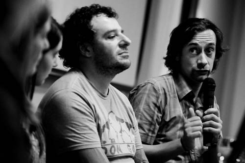 ulio Osaba y Antonio Pereira durante el seminario, ayer en el CCE. · Foto: Santiago Mazzarovich