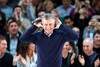 Mauricio Macri, durante un acto de campaña, el 6 de agosto, en el Estadio del Club Ferrocarril Oeste de Buenos Aires. Mauricio Macri, durante un acto de campaña, el 6 de agosto, en el Estadio del Club Ferrocarril Oeste de Buenos Aires.
