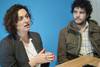 Sara Vilà y Eduardo Velázquez. · Foto: Pablo Vignali Sara Vilà y Eduardo Velázquez. · Foto: Pablo Vignali