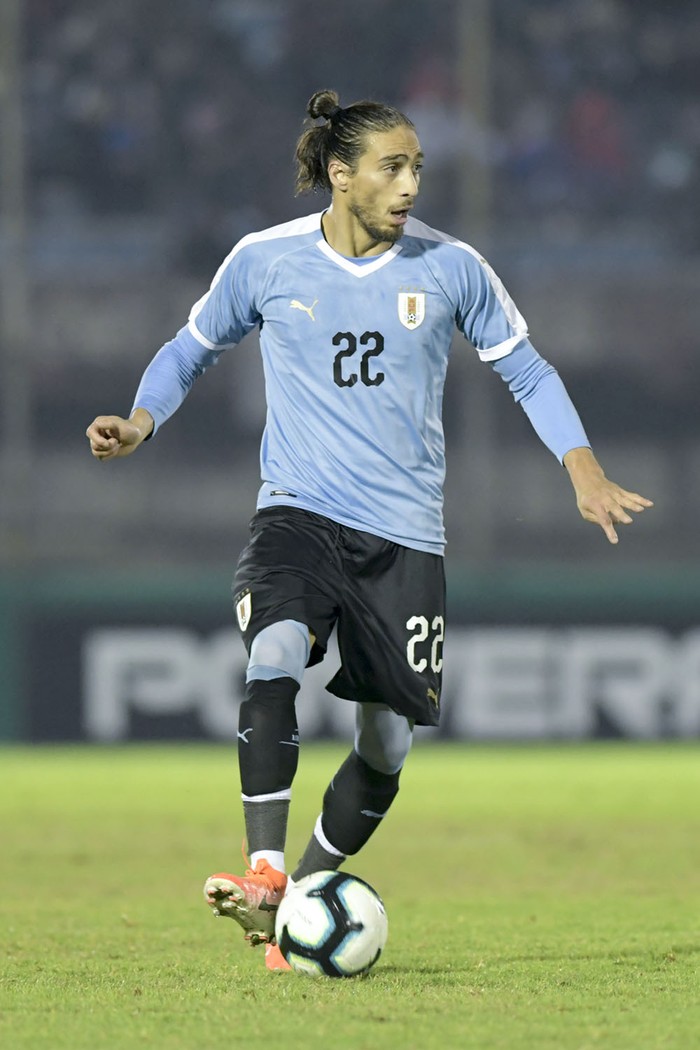 Martín Cáceres durante un partido despedida de la selección uruguaya (archivo, junio de 2019). · Foto: Sandro Pereyra