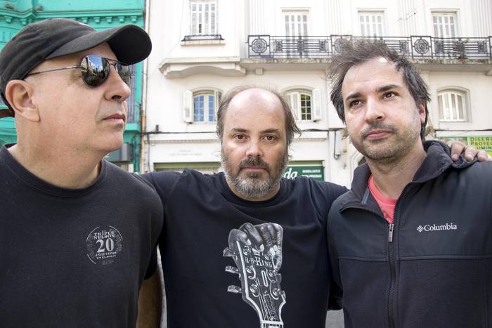 Fernando "Paco" Pintos, Christian Cary, y Rafael Ugo. · Foto: Alessandro Maradei