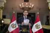 El presidente de Perú, Martín Vizcarra, en el discurso televisado en el que anunció la disolución del Congreso. Foto: Agencia Andina, EFE El presidente de Perú, Martín Vizcarra, en el discurso televisado en el que anunció la disolución del Congreso. Foto: Agencia Andina, EFE