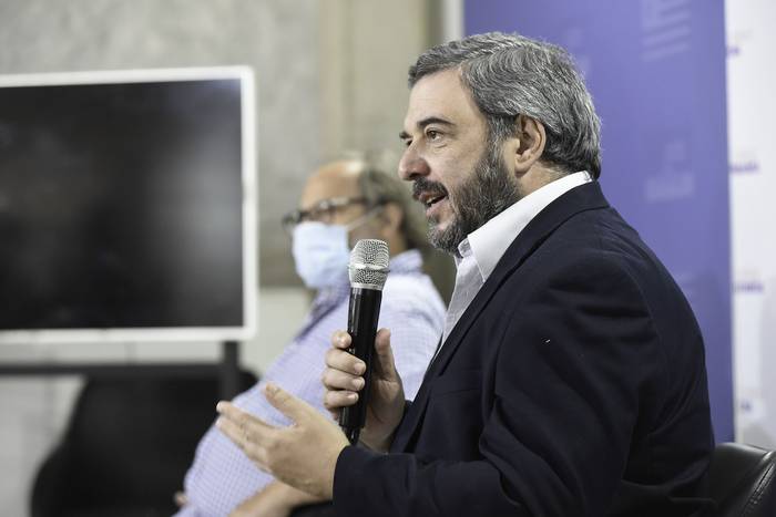 Mario Bergara (archivo, febrero de 2021). · Foto: Federico Gutiérrez