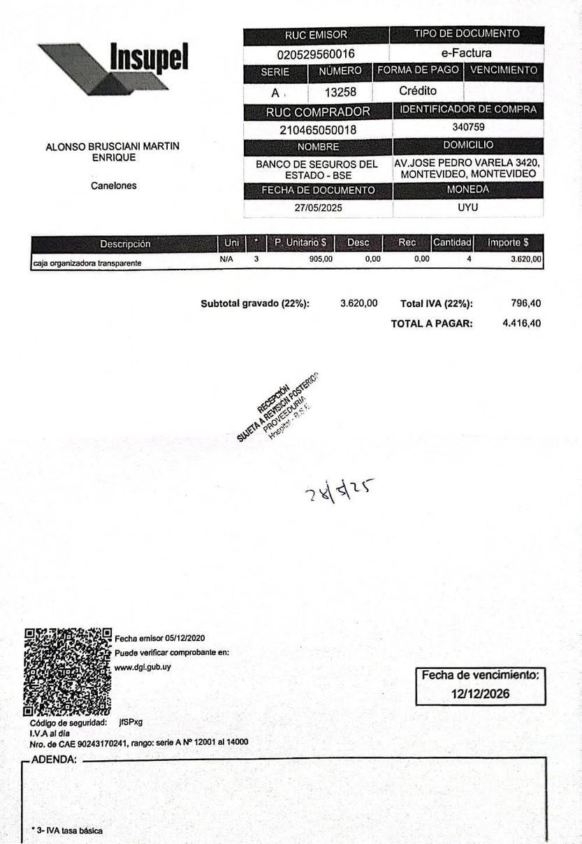 factura insupel ok