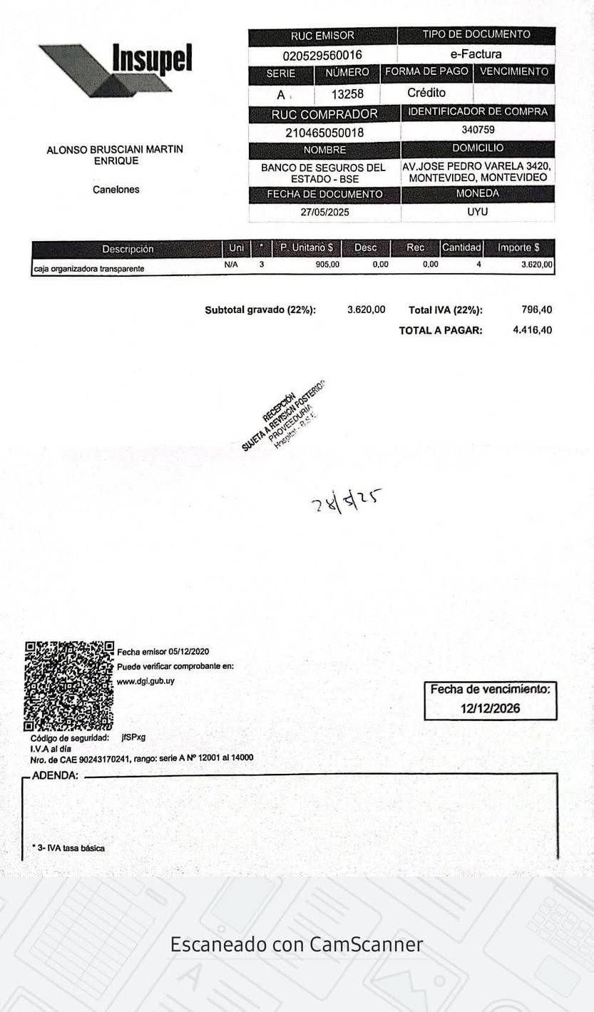 factura insupel