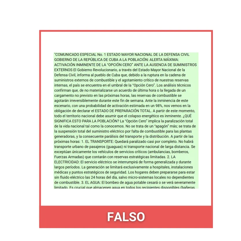 falso cuba whatsapp