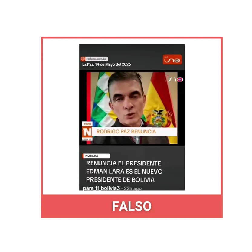 falso renuncia paz