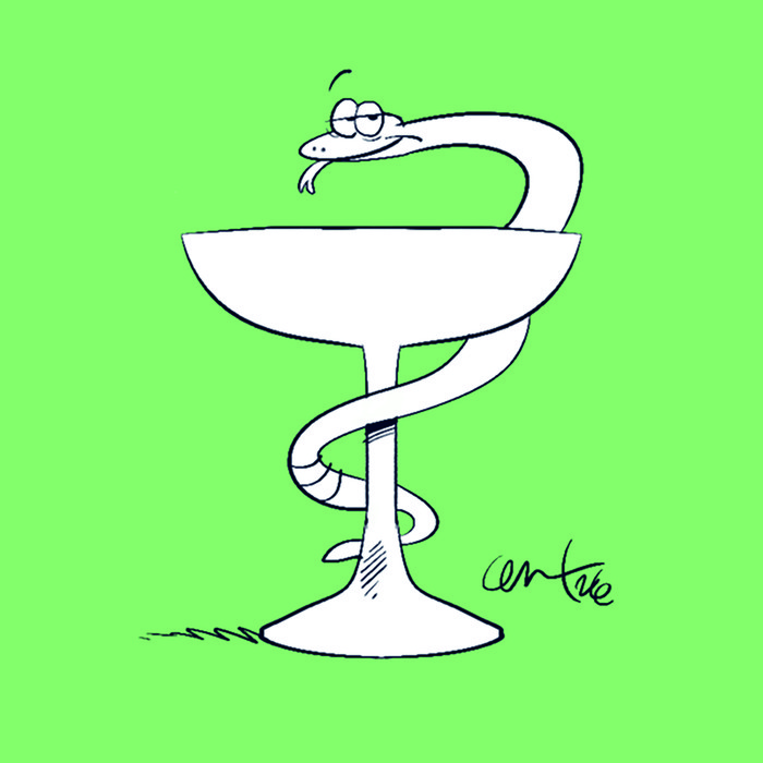 Foto principal del artículo 'La farmashopización de la sociedad' · Ilustración: Cristian Moreira (MiLoco)