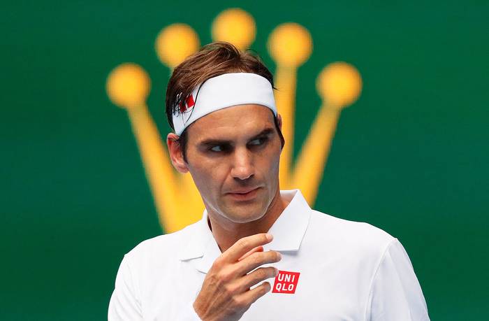 Roger Federer en el Abierto de Australia en Melbourne (archivo, enero de 2019). · Foto: David Gray, AFP