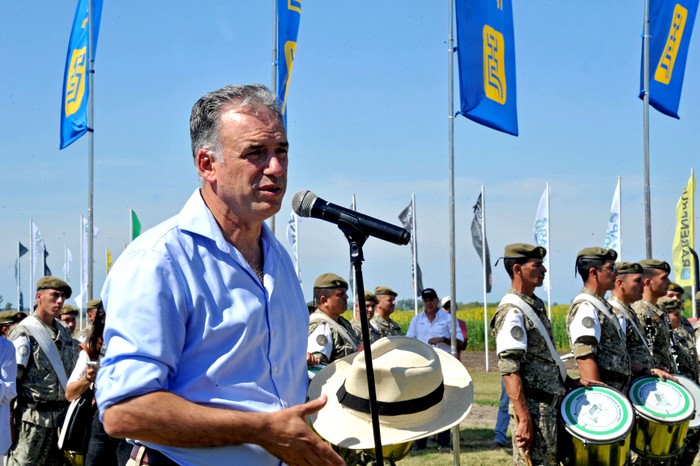 Yamandú Orsi, este miércoles, en la Expoactiva 2025 · Foto: Presidencia, s/d de autor