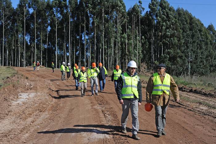 Enzo Benech recorrió el establecimiento Los Higuerones, Ruta 5 kilómetro 369,300 y el Establecimiento Ruiz Díaz, Ruta 5 kilómetro 375. · Foto: Álvaro Salas, Presidencia