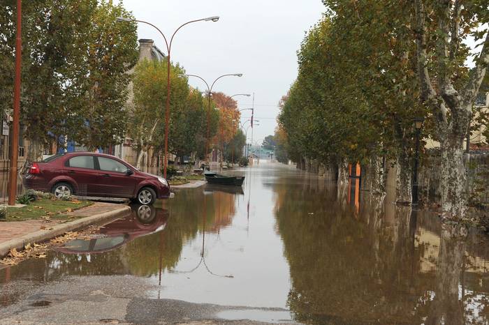 Inundaciones en el departamento de Salto. Foto: Gub uy