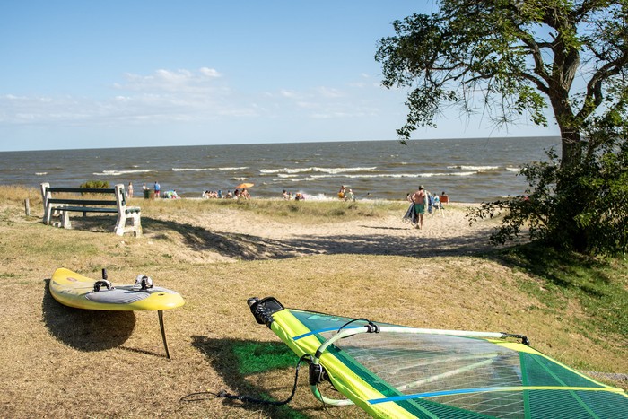 Playa Fomento, Colonia (archivo, enero de 2025). · Foto: Ignacio Dotti
