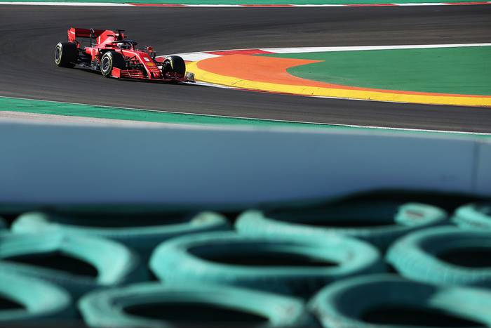 Sebastian Vettel, durante la segunda práctica del Gran Premio de Fórmula 1 de Portugal, el 23 de octubre, en Portimão. · Foto: José Sena Goulao, AFP