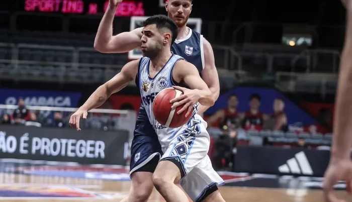 Defensor Sporting-Oberá, el 23 de octubre.
Foto: Prensa OTC-FIBA