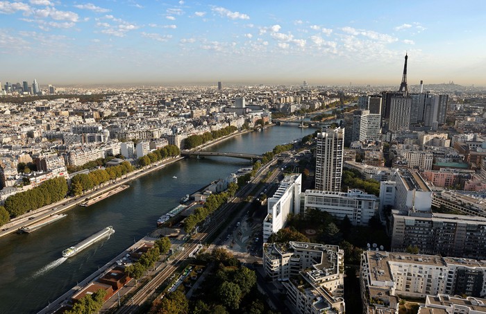 Rrío Sena, Paris, el 15 de setiembre. 
 · Foto: Thomas Coex, AFP