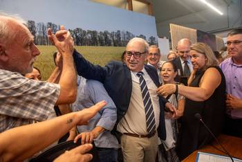 Acto de asunción de Alfredo Fratti como ministro de Ganadería, Agricultura y Pesca. · Foto: Martín Varela Umpiérrez