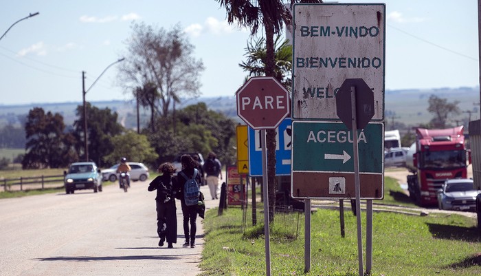 Aceguá, Cerro Largo, en la frontera con Brasil (archivo, abril de 2024). · Foto: Alessandro Maradei