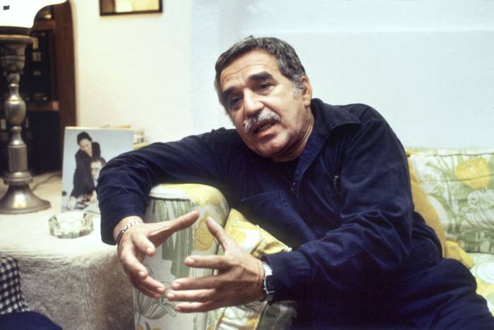 Gabriel García Márquez, el 25 de octubre de 1982, en la Ciudad de México. · Foto: Hasse Persson, AFP