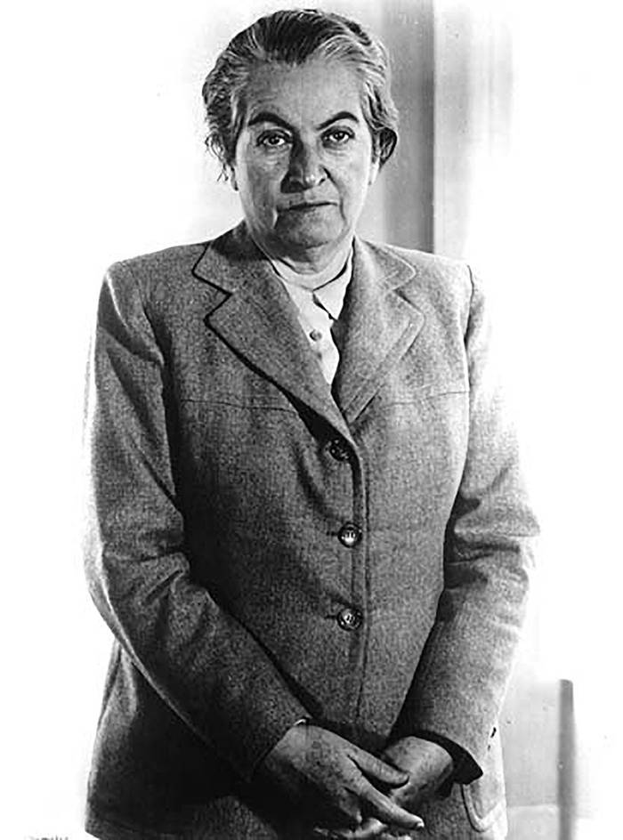 Gabriela Mistral, años 1950