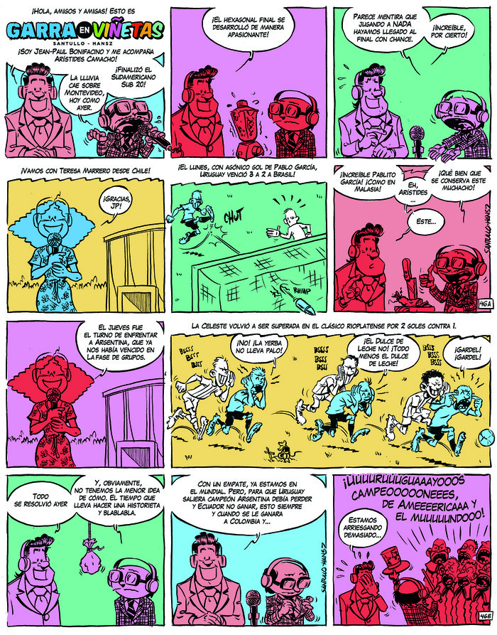 Foto principal del artículo 'La viñeta del final del Sudamericano sub 20'