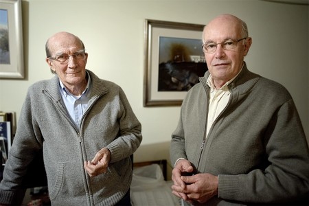 Martín Ponce de León y Enrique Rubio, ex militantes de los Grupos de Acción Unificadora, GAU. · Foto: Ricardo Antúnez Martín Ponce de León y Enrique Rubio, ex militantes de los Grupos de Acción Unificadora, GAU. · Foto: Ricardo Antúnez