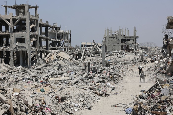 Ciudad de Gaza, el 14 de agosto. · Foto: Omar Al-Qattaa, AFP