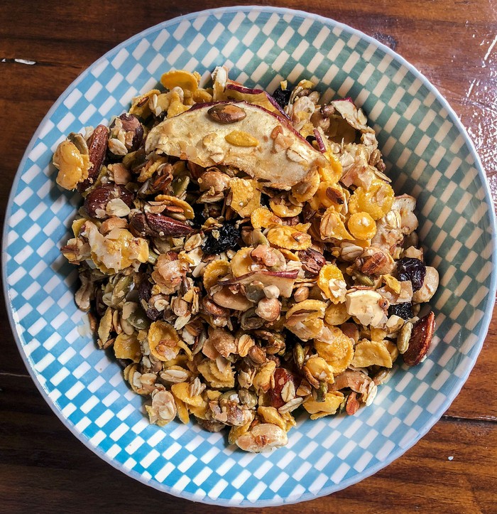 Granola con miel y pasas, de Atlas Granolas. 