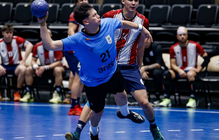 Uruguay vs Paraguay, el sábado 24 de enero en Asunción. · Foto: S/D de autor, Handball SCA