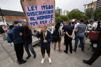 Primera movilización por el Día Internacional del Hombre, el 19 de noviembre de 2024. · Foto: Mara Quintero