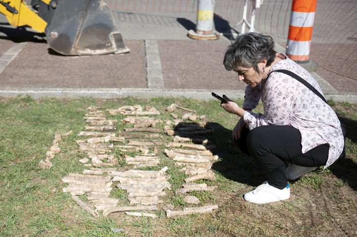 Alicia Lusiardo, el 12 de noviembre, en el predio del museo de Oceanografía. · Foto: Alessandro Maradei