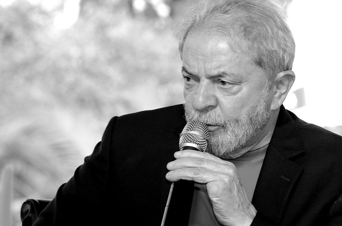 Luiz Inacio Lula Da Silva, el 19 de marzo, en Rivera. Foto: Iván Franco