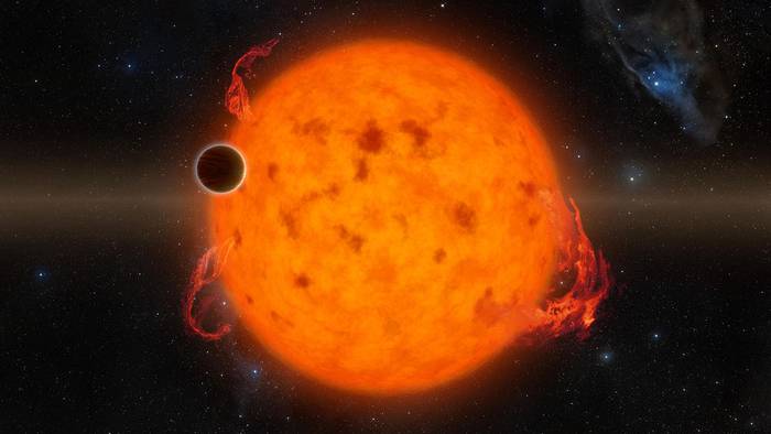 Ilustración de un exoplaneta que orbita cerca de su estrella - NASAJPL-Caltech