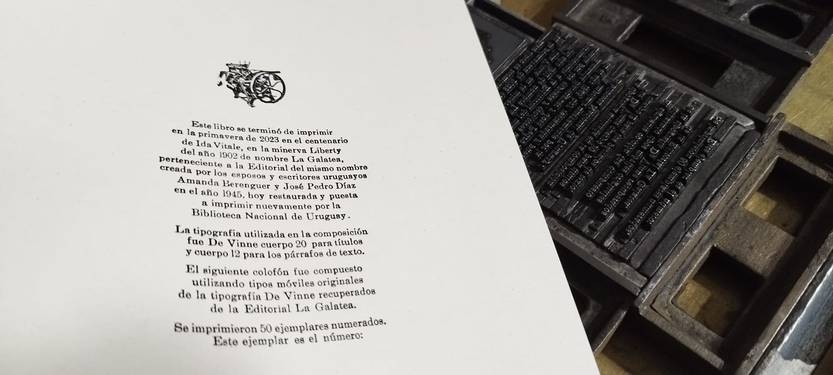 impresion del libro