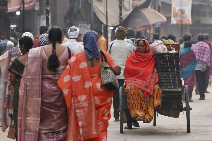 Varanasi, India, el 27 de noviembre. · Foto: Niharita Kulkarni / AFP