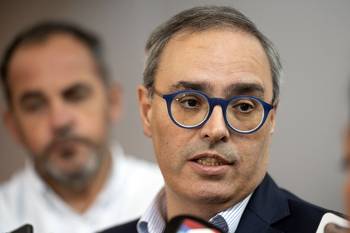 Diego Aboal, el 13 de febrero, en la Torre Ejecutiva. · Foto: Alessandro Maradei