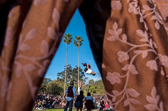 Festival Internacional de Circo en el Jardín Botánico. (archivo, setiembre de 2016). · Foto: Juan Manuel Ramos