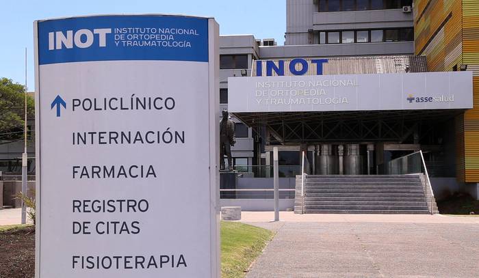 El Instituto Nacional de Ortopedia y Traumatología (archivo, enero de 2017). · Foto: Pablo La Rosa, ADHOC