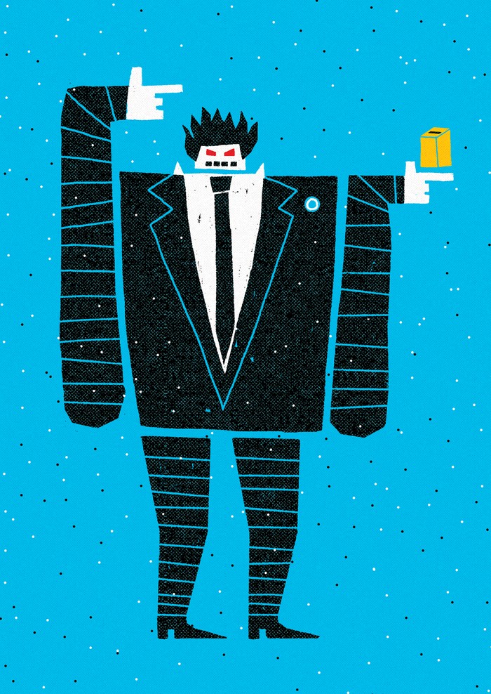 Foto principal del artículo 'La mano de plomo del rey' · Ilustración: Dani Scharf