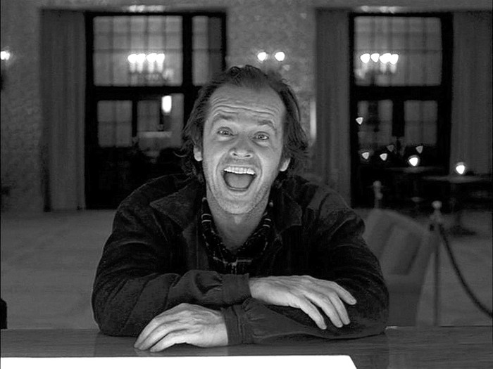 Jack Nicholson en El Resplandor