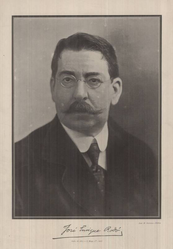 José Enrique Rodó, 1917. · Foto: Biblioteca Nacional de Uruguay