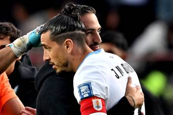 José María Giménez en El Alto, Bolivia, el 25 de marzo. · Foto: Aizar Raldes, AFP