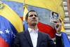 Juan Guaidó durante un acto en el que se autodeclaró "presidente interino" de Venezuela, hoy, en Caracas. · Foto: Federico Parra Juan Guaidó durante un acto en el que se autodeclaró "presidente interino" de Venezuela, hoy, en Caracas. · Foto: Federico Parra