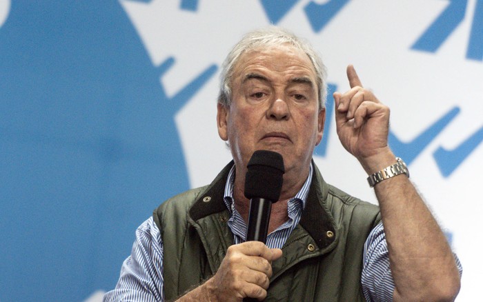 Luis Alberto Heber, el 4 de noviembre, en la Asamblea de la lista 71. · Foto: Mara Quintero